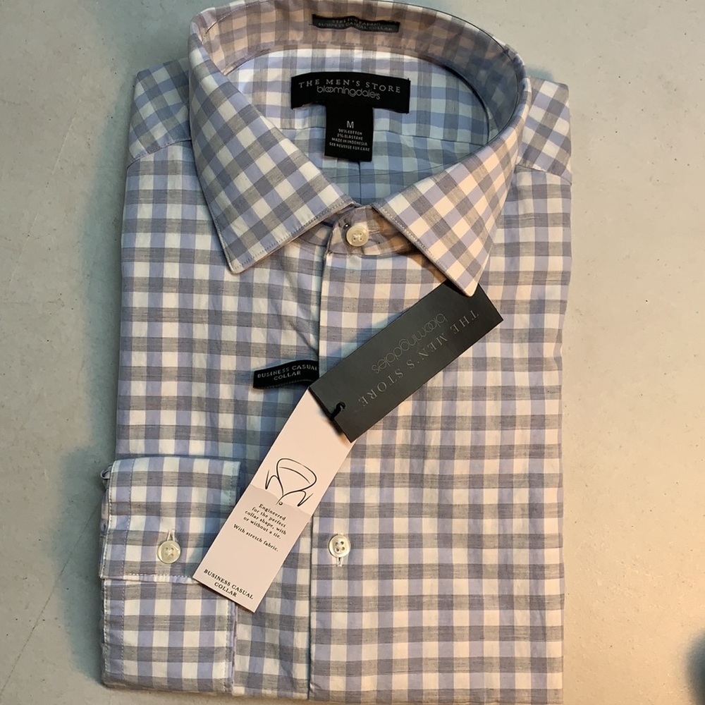 Bloomingdale's Mens Casual Shirt M